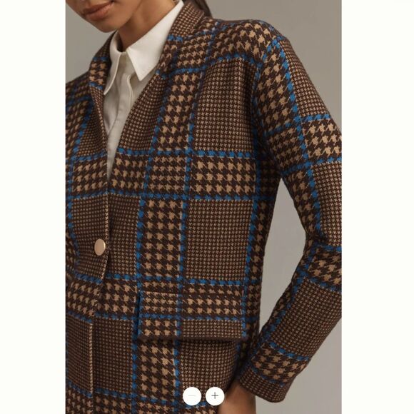 Anthropologie NVLT Knit Relaxed Blazer - Picture 3 of 4